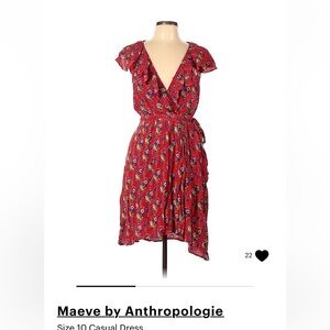 Maeve dress red